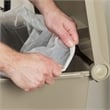 Scranton & Co 17 Gallon Plastic Receptacle in Beige