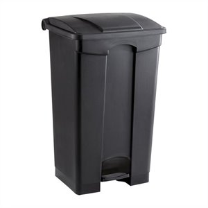 scranton & co plastic receptacle - 23 gallon in black