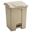 Scranton & Co 23 Gallon Plastic Receptacle in Beige