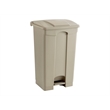 Scranton & Co 23 Gallon Plastic Receptacle in Beige