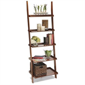 scranton & co ladder bookshelf in cherry