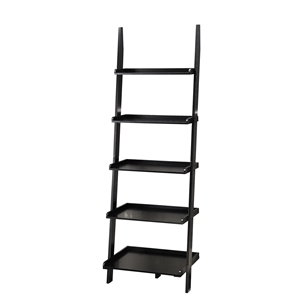 Scranton & Co Ladder Bookshelf in Black