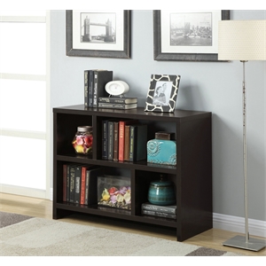Scranton & Co Bookend Console Table in Espresso