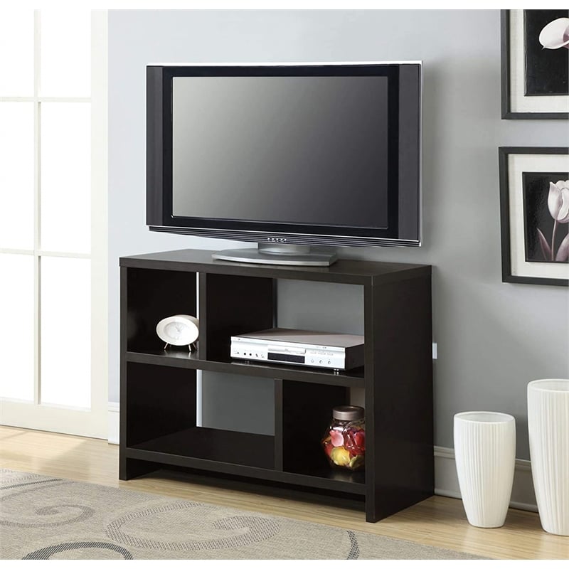 Scranton & Co Bookend Console Table in Espresso