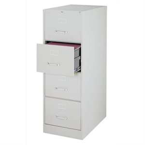 scranton & co 4 drawer legal file cabinet in gray