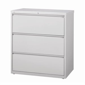 scranton & co 3 drawer lateral file cabinet in gray