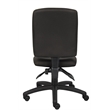 Scranton & Co Modern Crepe Fabric Multi Function Task Chair in Black