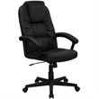 Scranton & Co High Back Swivel Office Chair in Black