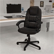 Scranton & Co High Back Swivel Office Chair in Black