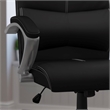 Scranton & Co High Back Executive Office Chair with Black Leather