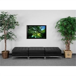 Scranton & Co Three Seater Bench in Black