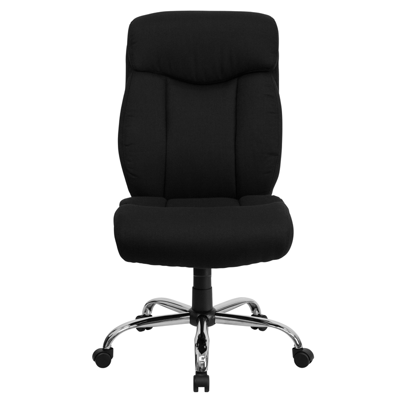 Scranton & Co Fabric Office Chair in Black