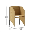 Scranton & Co Starter Study Carrel in Oak