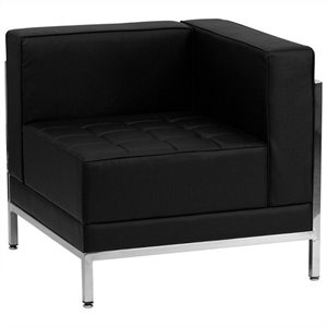 scranton & co corner chair in black