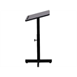 Scranton & Co Adjustable Height Metal Lectern in Mahogany