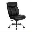 Scranton & Co Leather Office Chair in Black
