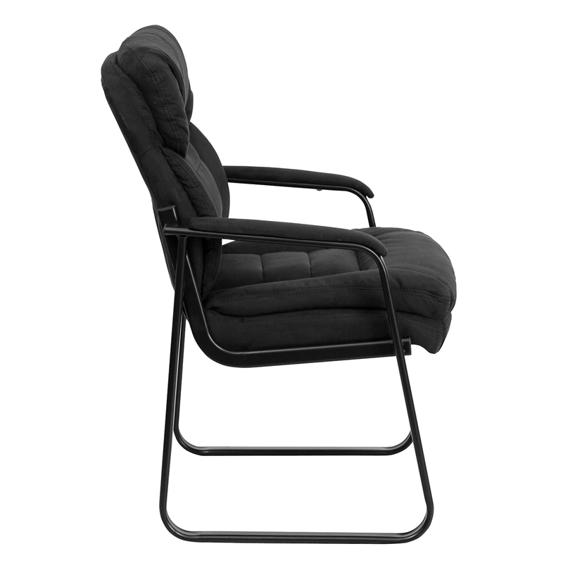 Scranton & Co Exclusive Executive Side Guest Chair in Black