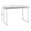Scranton & Co Steel Workstation in Black and Silver