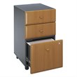 Scranton & Co 3 Drawer Mobile File Cabinet in Natural Cherry