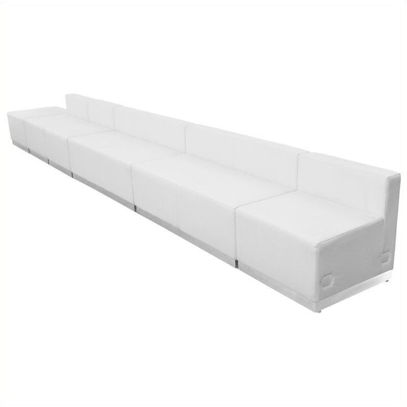 Scranton & Co 6 Piece Reception Seating in White