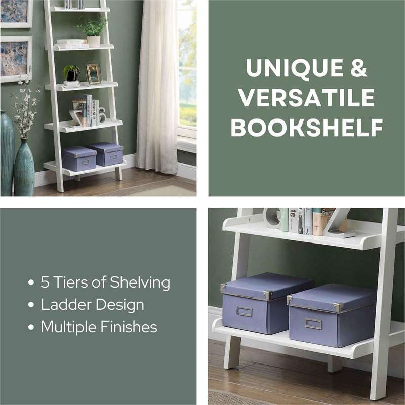 Scranton & Co Bookshelf Ladder - White