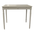 Scranton & Co Traditional Wood Home Office Desk with Drawer in White