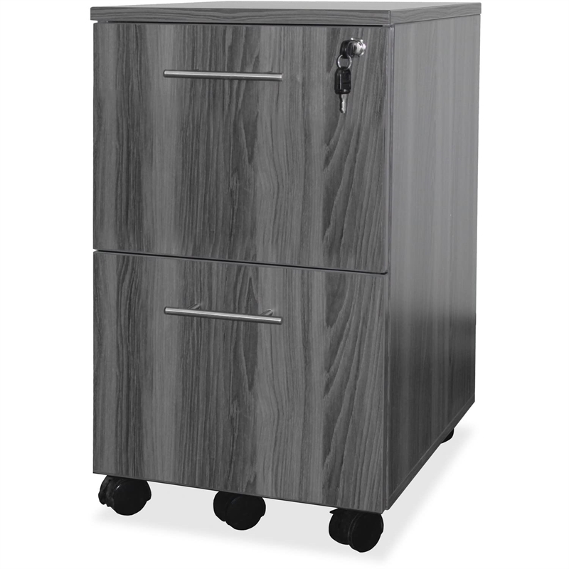 Scranton & Co Steel Gray File Pedestal Rectangular 26.75