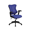 Scranton & Co High Back Mesh Office Chair in Blue