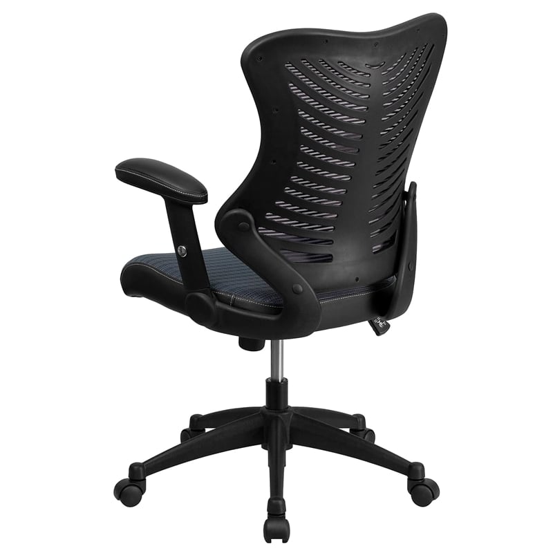 Scranton & Co High Back Mesh Office Chair in Gray
