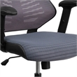Scranton & Co High Back Mesh Office Chair in Gray