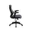 Scranton & Co High Back Mesh Office Chair in Gray