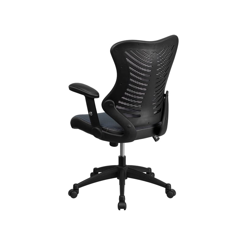 Scranton & Co High Back Mesh Office Chair in Gray