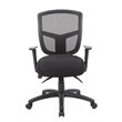 Scranton & Co Transitional Fabric Upholstered Task Chair in Gray/Black
