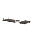 Scranton & Co Keyboard Shelf and Cpu Platform Set in Dark Chocolate