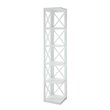 Scranton & Co Wood White Corner Bookcase Rectangular 65.5
