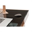Scranton & Co Contemporary Wood Compact Computer Desk in Walnut
