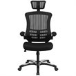 Scranton & Co Mesh Black Office Chair Adjustable High Back Swivel Lumbar Support 47.5