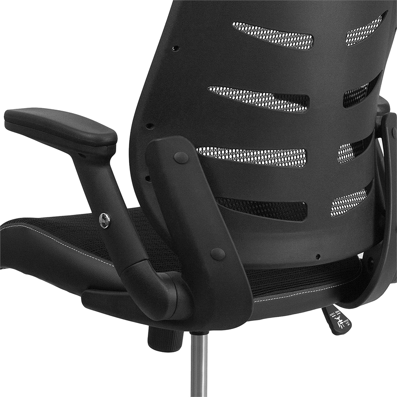 Scranton & Co High Back Swivel Office Chair in Black