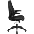Scranton & Co High Back Swivel Office Chair in Black
