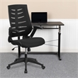 Scranton & Co High Back Swivel Office Chair in Black