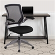 Scranton & Co Mesh Swivel Office Chair in Black