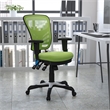 Scranton & Co Mid Back Mesh Swivel Office Chair in Green