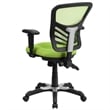 Scranton & Co Mid Back Mesh Swivel Office Chair in Green