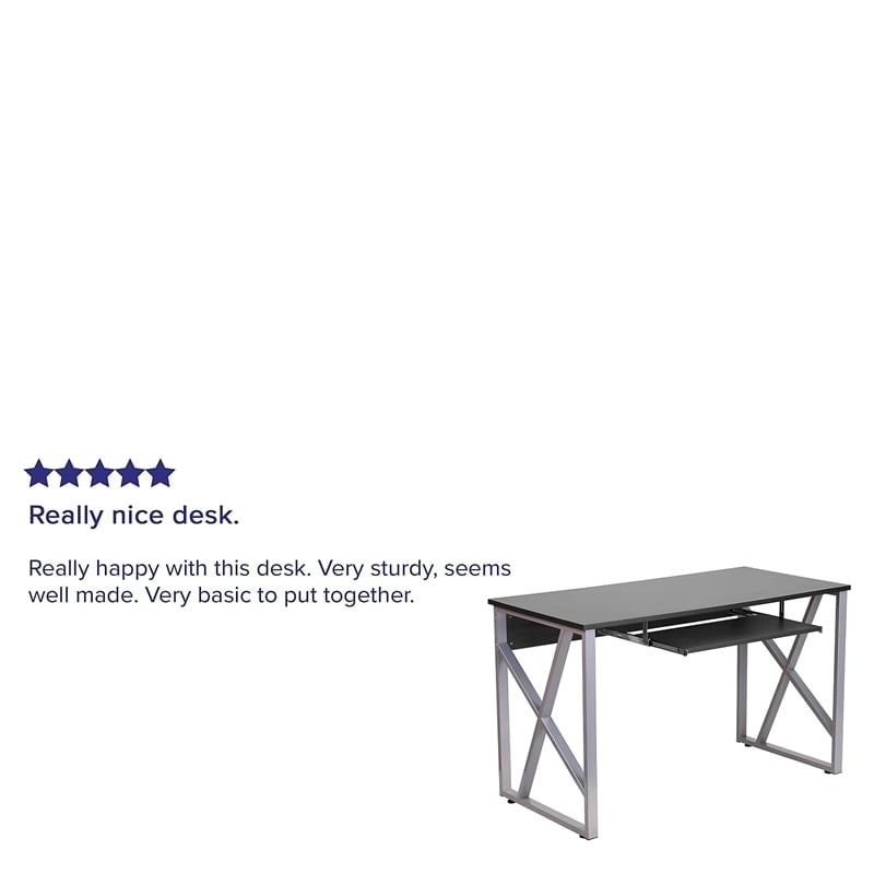 Scranton & Co Computer Desk in Black