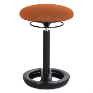 Scranton & Co 22&quot Backless Drafting Chair in Orange