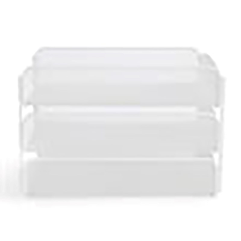 Scranton & Co Steel Metal Desk Organizer with 3 Interlocking Trays in White