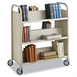 Scranton & Co 6 Shelf Book Cart in Sand