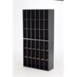 Scranton & Co 18 Compartment Mail Sorter in Black