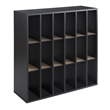 Scranton & Co 18 Compartment Mail Sorter in Black