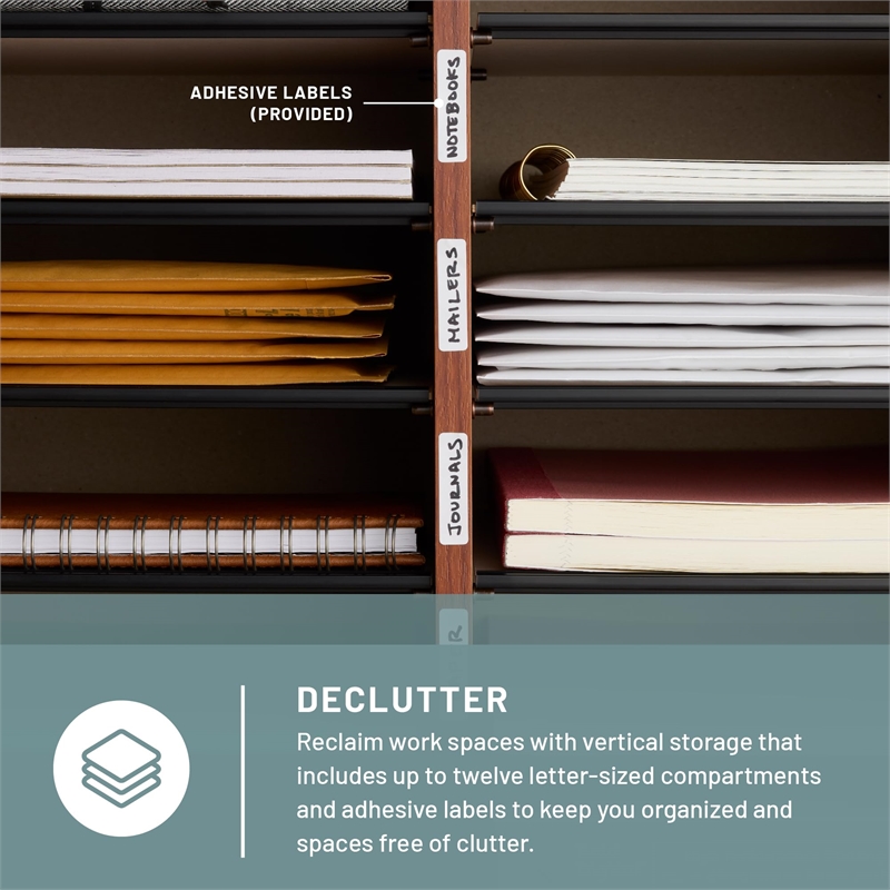 Scranton & Co 12 Compartment Desk Organizer